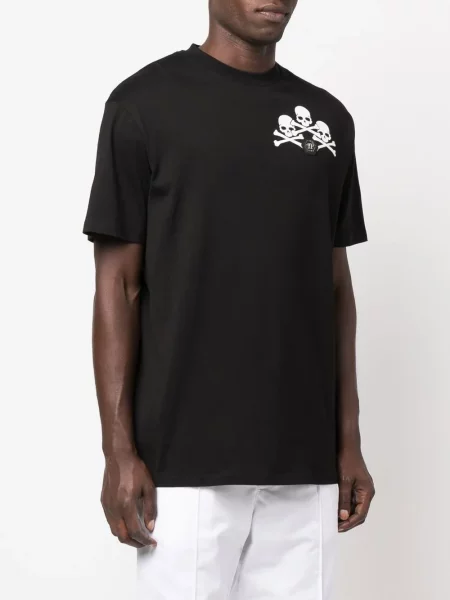 Tričko Philipp Plein s potiskem černé