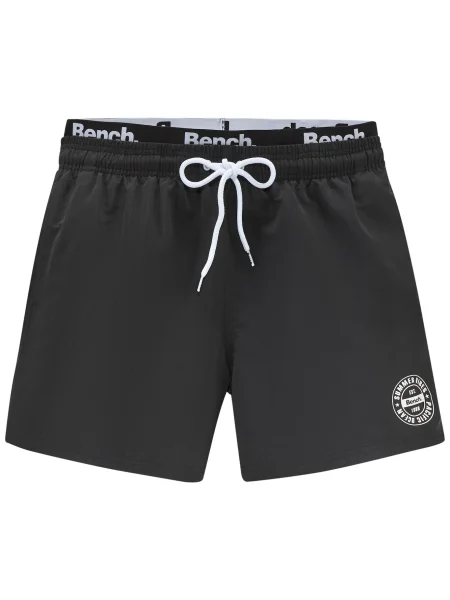 BENCH Șorturi de baie negru alb