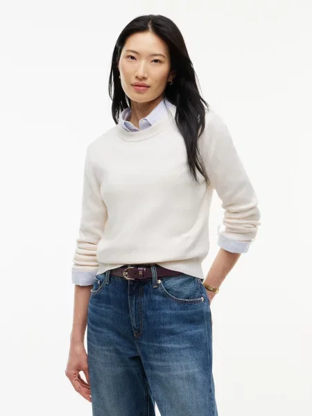 TOMMY HILFIGER Sveter svetložltá