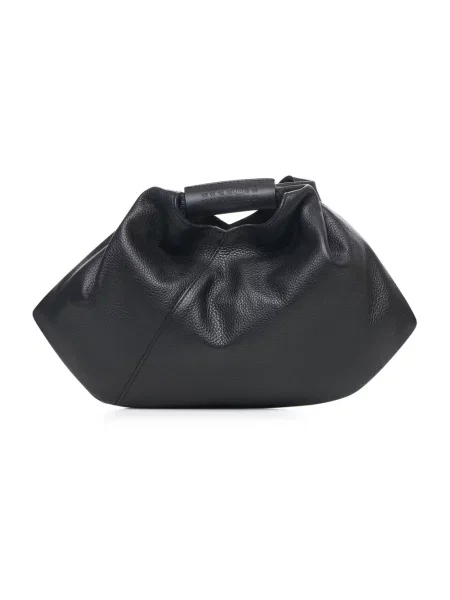 Maison Margiela torebka skórzana Japanese Draped Mini czarny