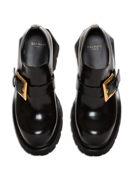 Pantofi loafer Balmain din piele negru