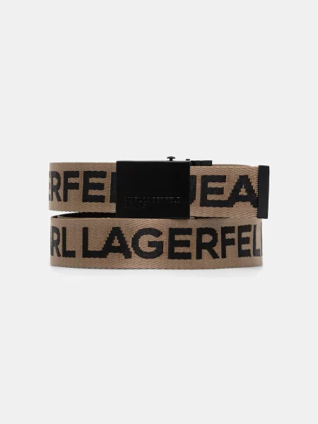 KARL LAGERFELD JEANS Opasky kapučíno čierna