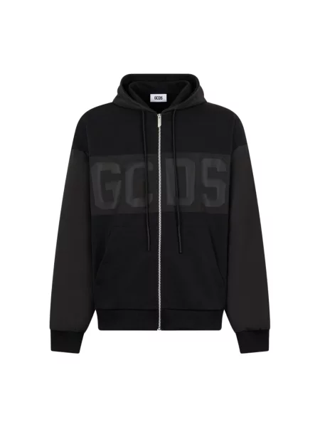 Bluza z kapturem Gcds z kapturem z logo czarna
