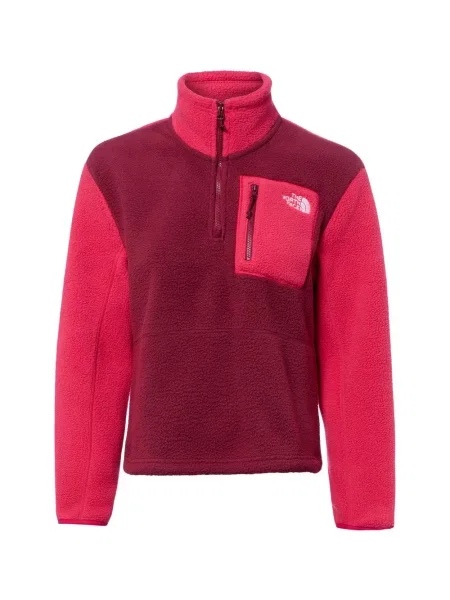 The North Face bluza polarowa z golfem Kobiety Sztuczne włókno S czerwony