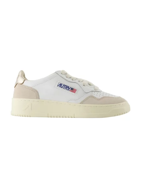 Sneakersy Autry skórzane białe