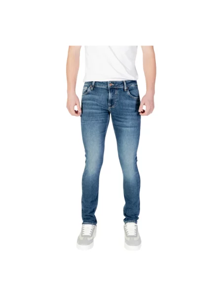 Jeansy Guess casual niebieskie