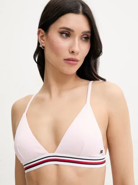 Tommy Hilfiger Plavková podprsenka růžová