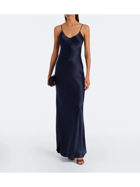 Rochie Nili Lotan din satin albastru
