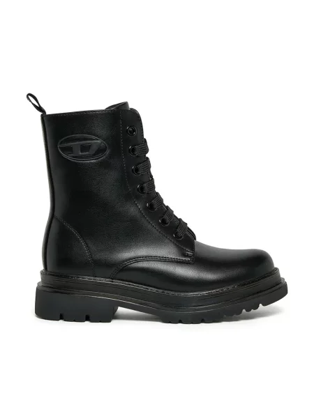 Diesel botine pentru copii D-ANFISTR-PU BOOTS negru