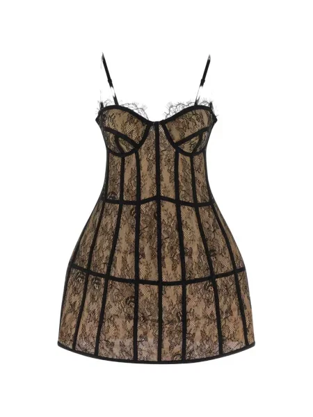 Костюм мини мини рокля Giuseppe Di Morabito с дантела черно