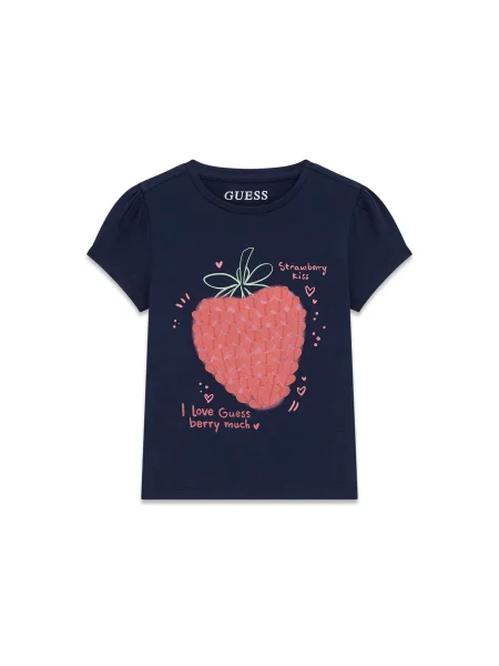 Guess Póló Regular Fit sötétkék
