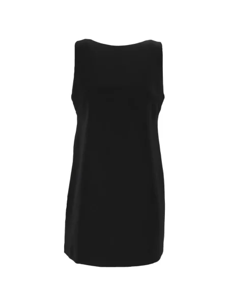 Rochie mini Eleh cu funde cu spatele deschis negru
