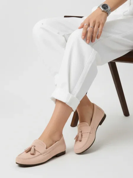 Mocasini Dstreet roz