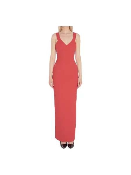 Spodnie Jil Sander czerwone
