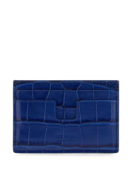 Portofel Tom Ford din piele albastru