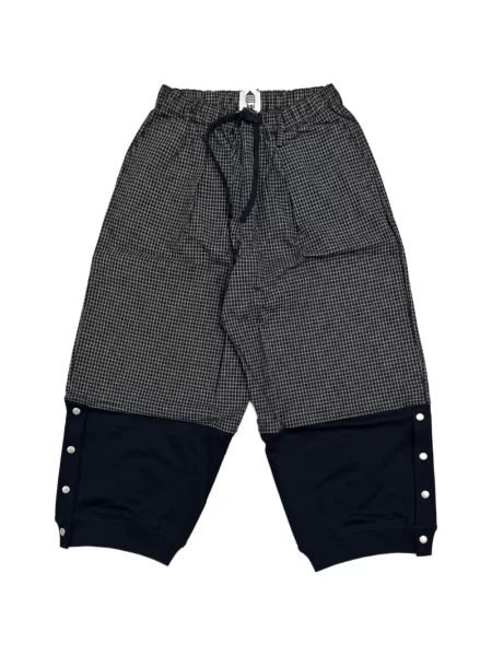 Pantaloni Dover Street Market în carouri streetstyle negru
