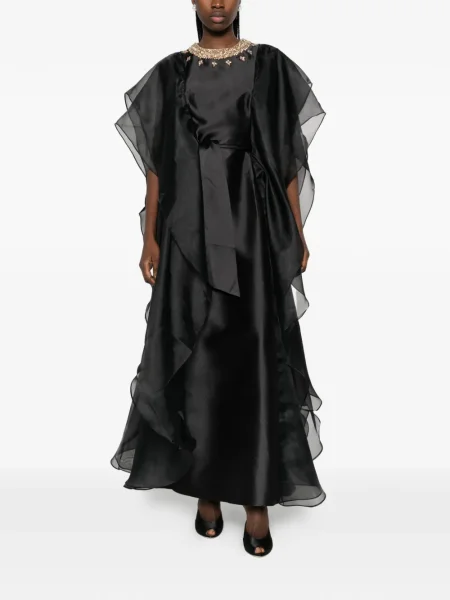 Rochie Baruni cu volane de costum negru