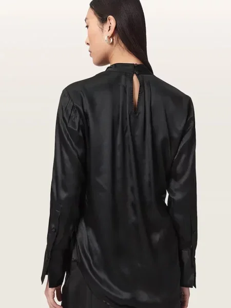 AllSaints блузка на запах ZELLIE