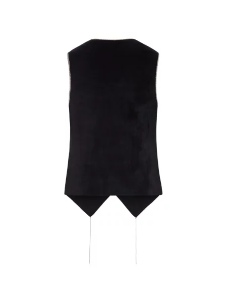 Двуреден елек Giorgio Armani черно