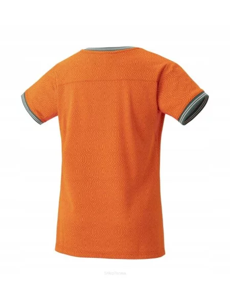Koszulka tenisowa Yonex Crew Neck RG pomarańczowa
