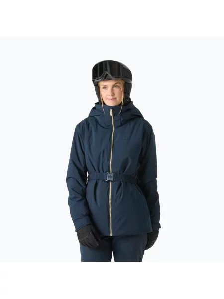 Geacă de schi pentru femei Helly Hansen Bellissmo Belted navy marină