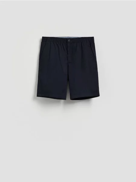 Reserved Pantaloni scurți chino regular bleumarin