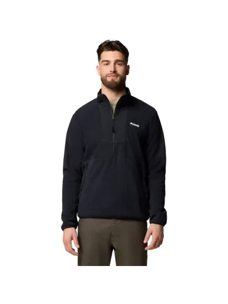 Patentni zatvarač na pola jakna od flisa Columbia od flisa crna