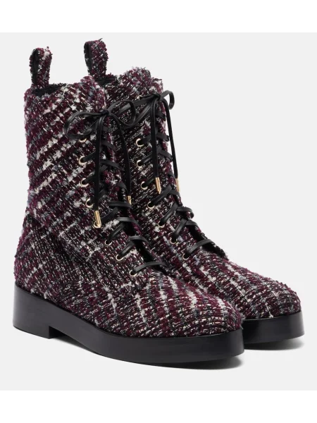 Botine Aquazzura din piele violet