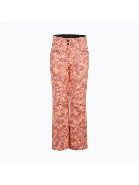 Детски скиорски панталони ZIENER Alin rose blossom camo розово