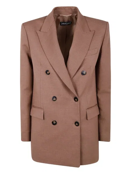 Marynarka Drhope dwurzędowa brązowa