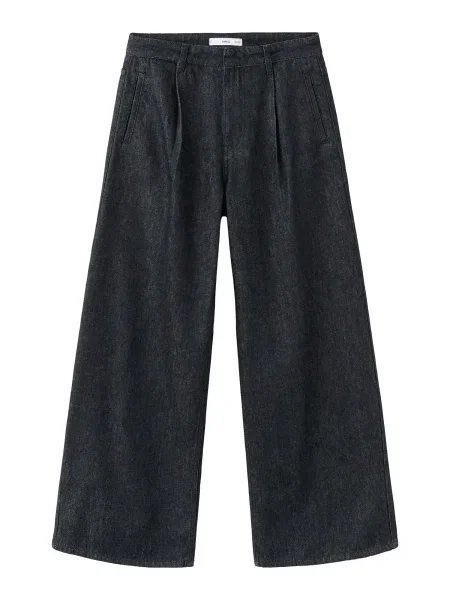 MANGO Pantaloni cu cute Loise' negru
