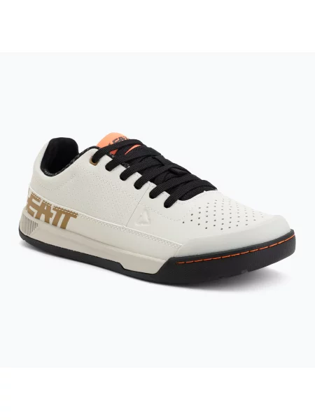 Велосипедні туфлі для платформ Leatt Flat cream white білі