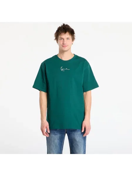 Tričko Karl Kani Small Signature Essential Tee Green L zelené