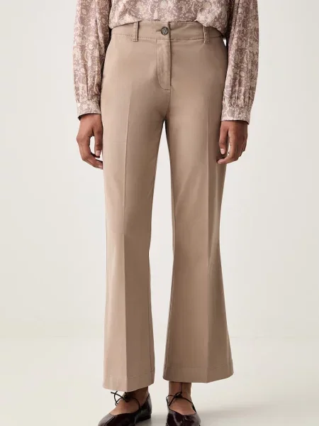 Marc O'Polo pantaloni pentru femei din cu bej