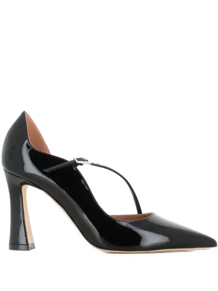 Pantofi cu toc Malone Souliers din piele de lac negru