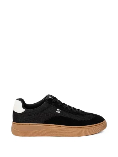 Sneakerși Hugo cu autograf negru