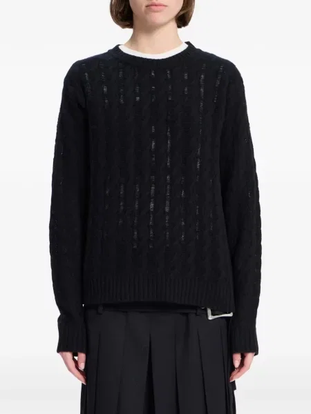 Pulover Ann Demeulemeester de lână negru