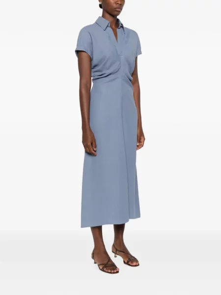Rochie midi Brunello Cucinelli albastru