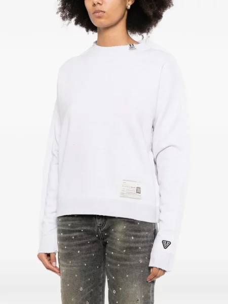 Pulover Maison Mihara Yasuhiro cu autograf gri