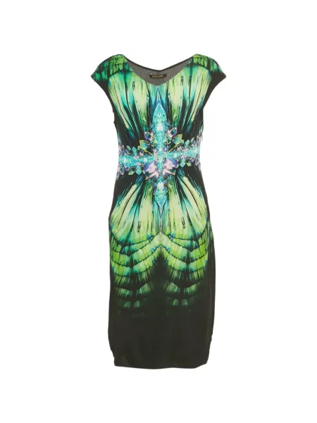 Rochie midi Roberto Cavalli până la genunchi de costum negru