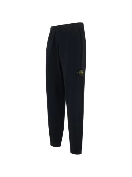 Pantaloni Stone Island cu strasuri alergare negru