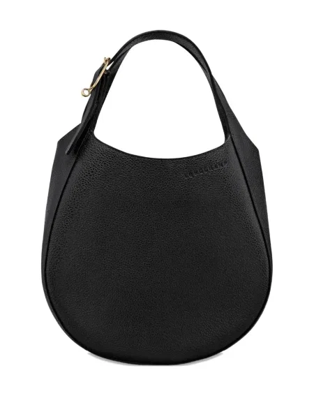 Geanta de piele Longchamp din piele negru