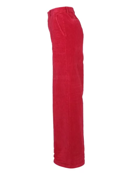 Pantaloni Dsquared2 de catifea cord roz