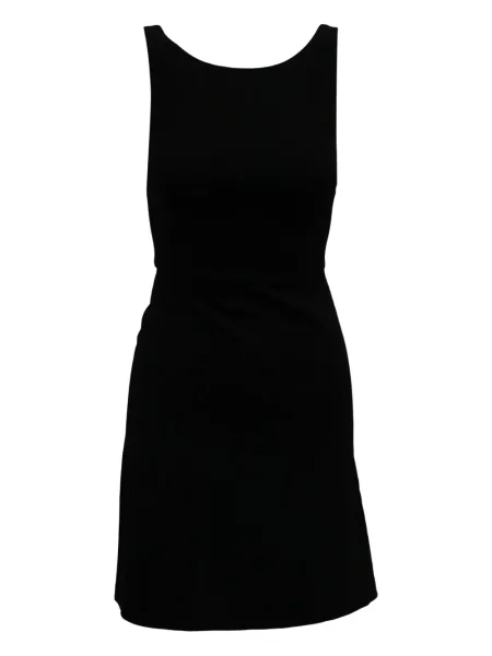 Rochie mini Theory fără mâneci de costum negru