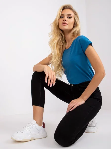 Tricou Fashionhunters albastru