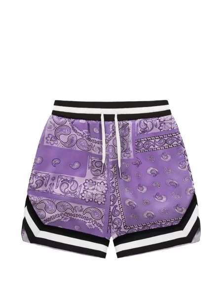 Paisley mintás rövidnadrág A Bathing Ape® nyomtatás fekete