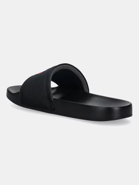 Férfi papucs Tommy Jeans Pool black. Méret: 40 EU fekete