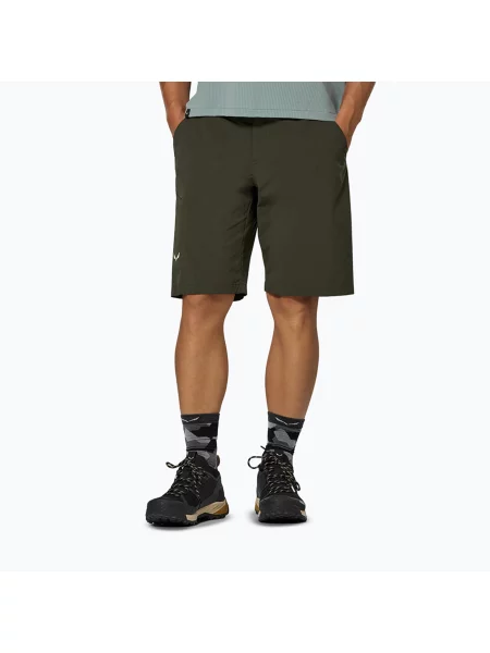 Pantaloni scurți de trekking pentru bărbați Salewa Pedroc 4 DST Cargo dark kaki