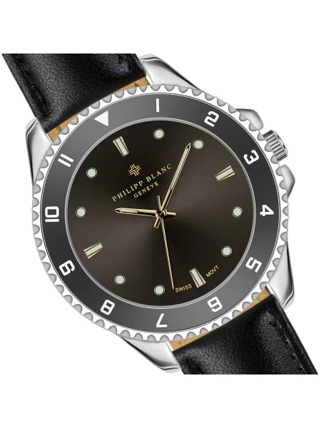 Ceas Philipp Blanc negru