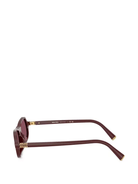 Saulės akiniai Miu Miu Eyewear ruda